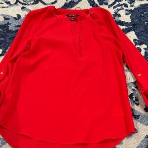 Ellen Tracy super cute red top!